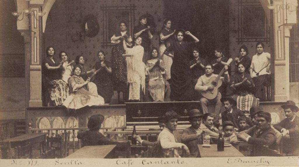 La profesionalización del flamenco: Cafés cantantes