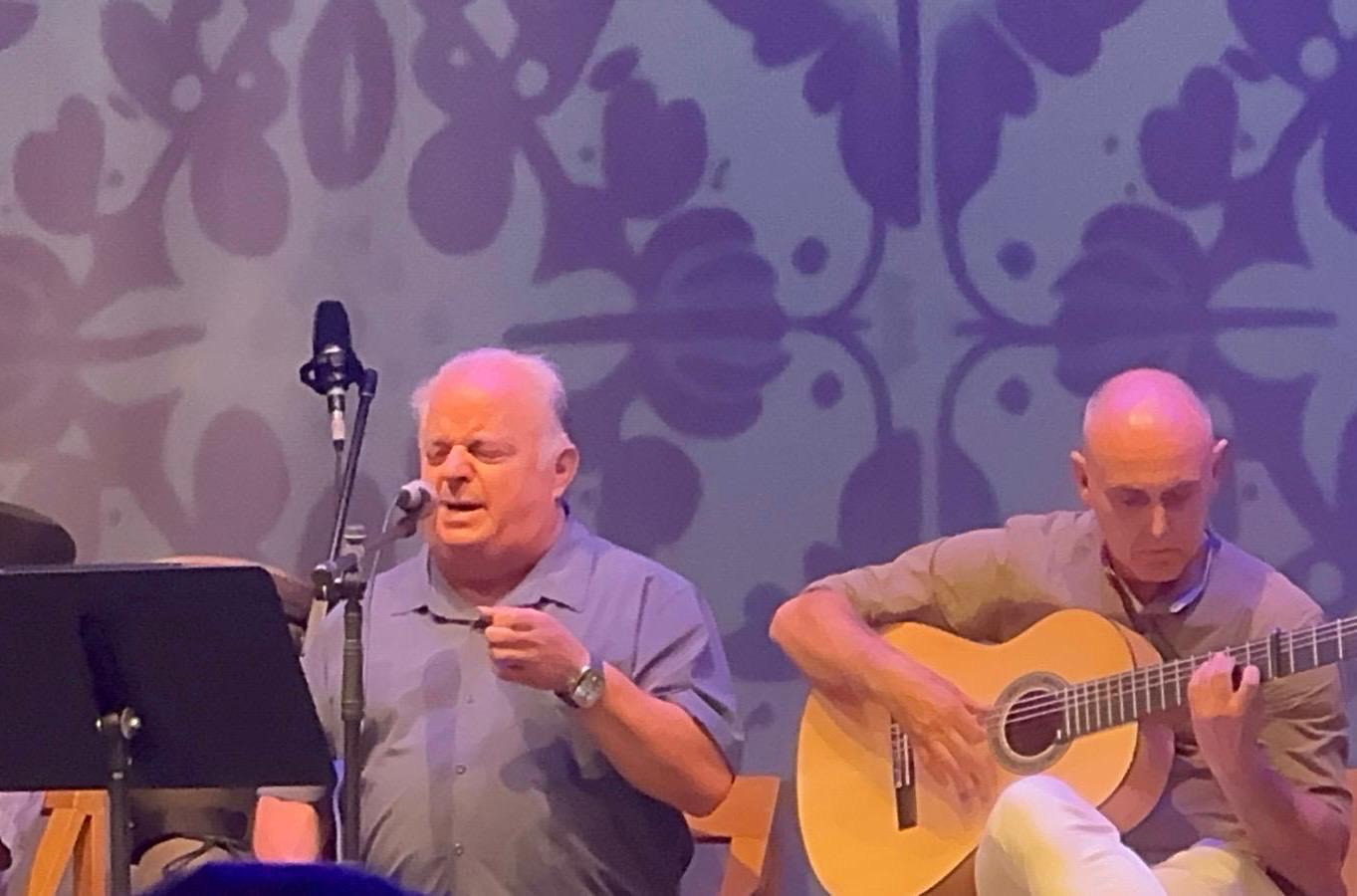 Alumnos de cante con Eduardo Ibáñez a la guitarra